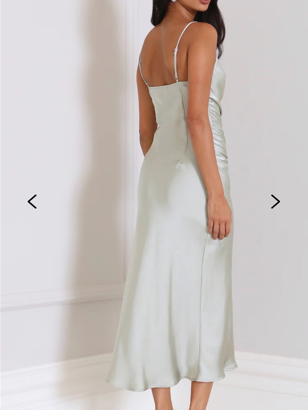 Hello Molly Silky Touch Satin Midi Dress - Picture 5 of 10